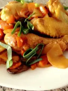Make Potato mushroom chicken step 5