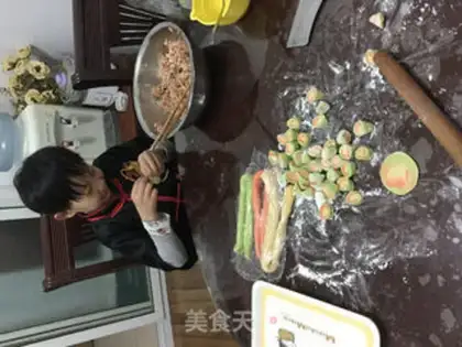 Make Rainbow dumplings step 4
