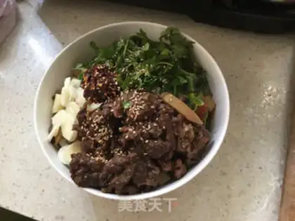 Make Spinach beef step 11