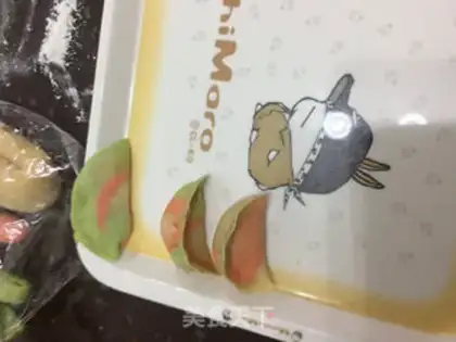 Make Rainbow dumplings step 5