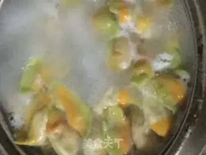 Make Rainbow dumplings step 6