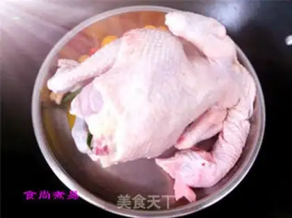 Make White pheasant step 4