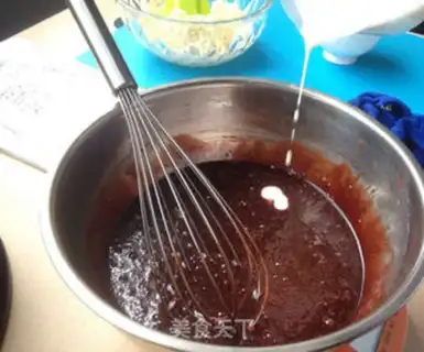 Make Brownie cheesecake step 5