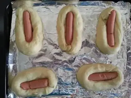 Make Onion sausage bag step 7