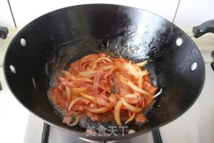 Make Bacon shrimp pasta step 4