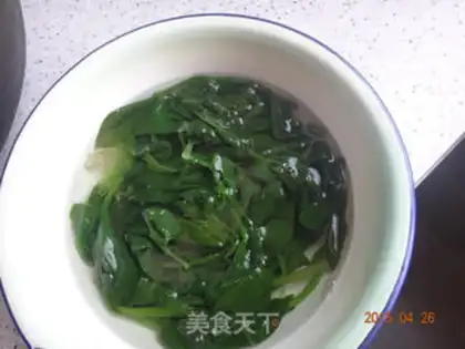 Make Vegetable green noodles step 0