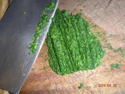 Make Vegetable green noodles step 1