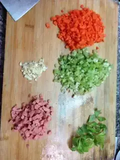Make Egg bun step 1