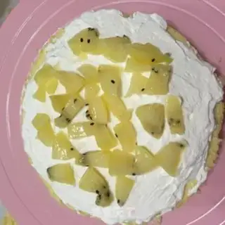 Make Cream cake step 9
