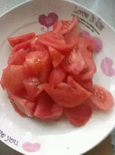 Make Tomato fried eggs step 2