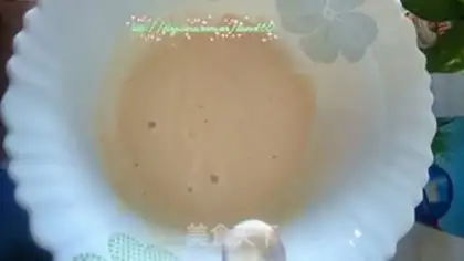 Make Salted milk eggcake step 1
