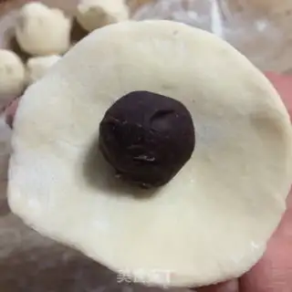 Make Panda bean bag step 8