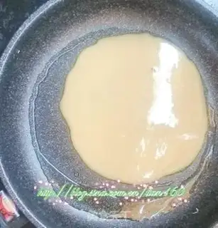 Make Salted milk eggcake step 5