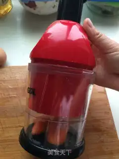 Make Scrambled carrots for eggs step 1