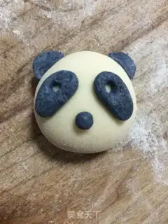 Make Panda bean bag step 15