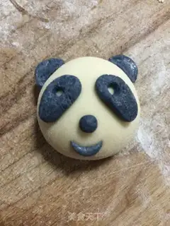 Make Panda bean bag step 16