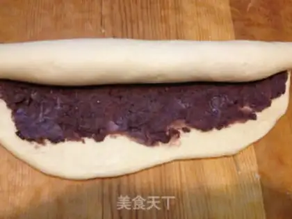 Make Red bean rolls step 9