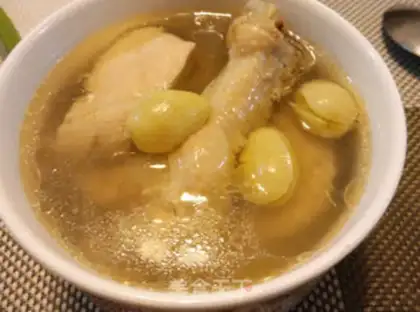 Make Chicken soup with white fruit step 5