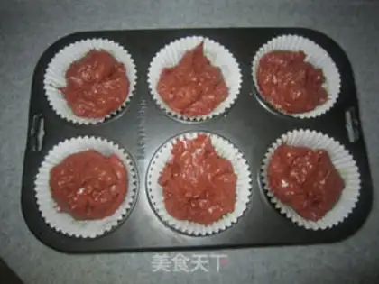 Make Red velvet cupcakes step 5
