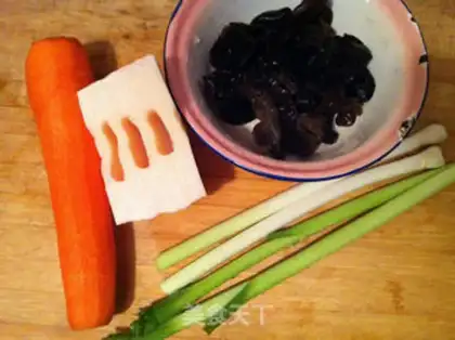 Make Carrot and wood step 0