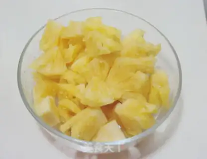 Make Pineapple yogurt shake step 0