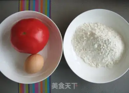 Make Tomato egg oak soup step 0