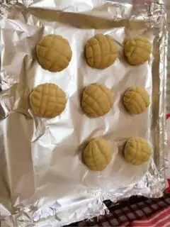 Make Hong Kong pineapple bag step 16