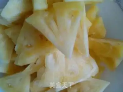 Make Chicken pineapple step 1