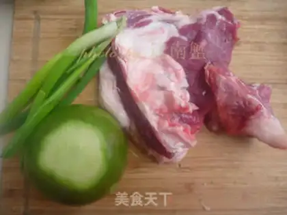 Make The radish lamb soup step 0