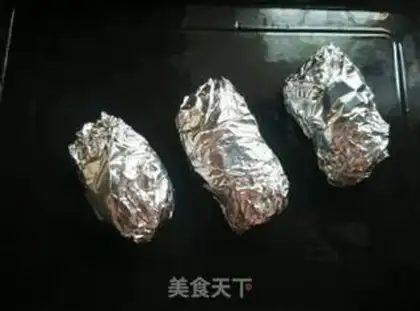 Make Barbecue-based organ potatoes step 1