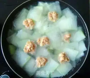 Make A nice winter melon ball soup step 4