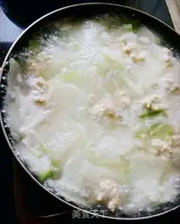 Make A nice winter melon ball soup step 5