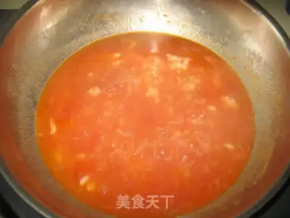 Make Tomato egg oak soup step 7