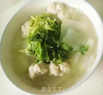 Make A nice winter melon ball soup step 6