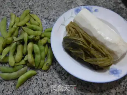 Make Snow pickles, soy sauce step 0