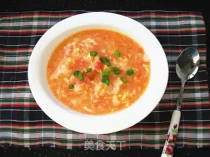 Make Tomato egg oak soup step 9
