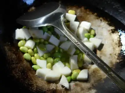 Make Snow pickles, soy sauce step 4