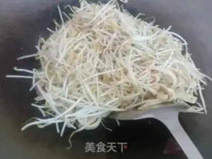 Make Twin bean sprouts step 4