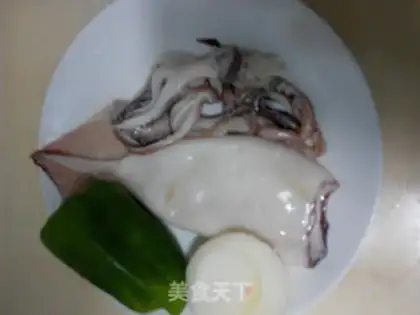 Make The oily squid step 0