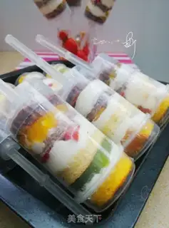 Make Five-colour fruit push step 16