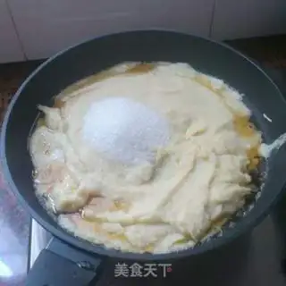Make Green bean cake step 4