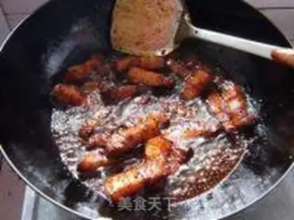 Make Puffy red meat step 7
