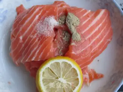 Make Lemon salmon step 0