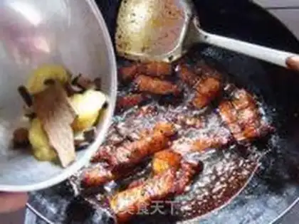 Make Puffy red meat step 8
