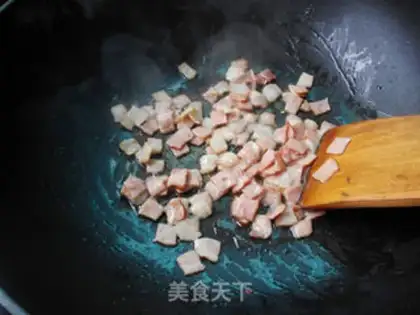 Make Soy bacon fried rice step 4