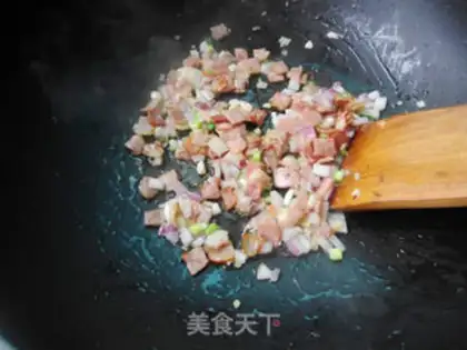 Make Soy bacon fried rice step 5