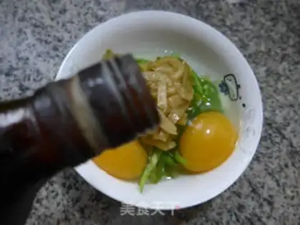 Make Creamed duck eggs step 3