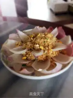 Make Lotus eggs and fried rice step 6