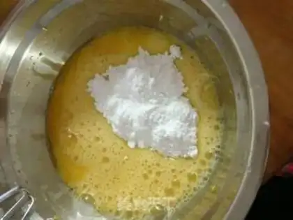 Make The durian cake step 1