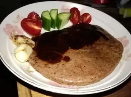 Make Black pepper steak step 7